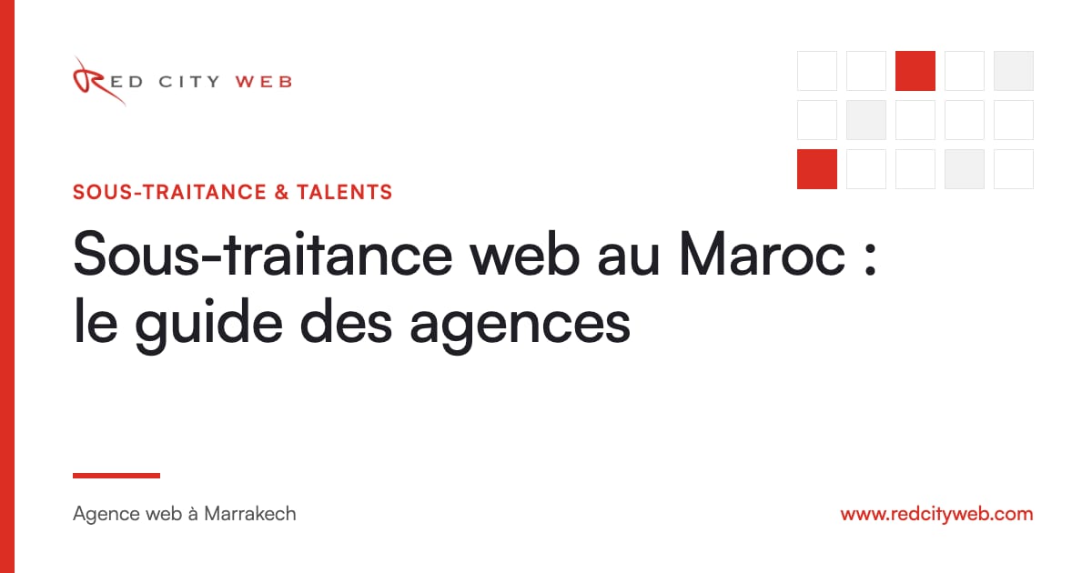 Couverture : sous-traitance web au Maroc pour agences